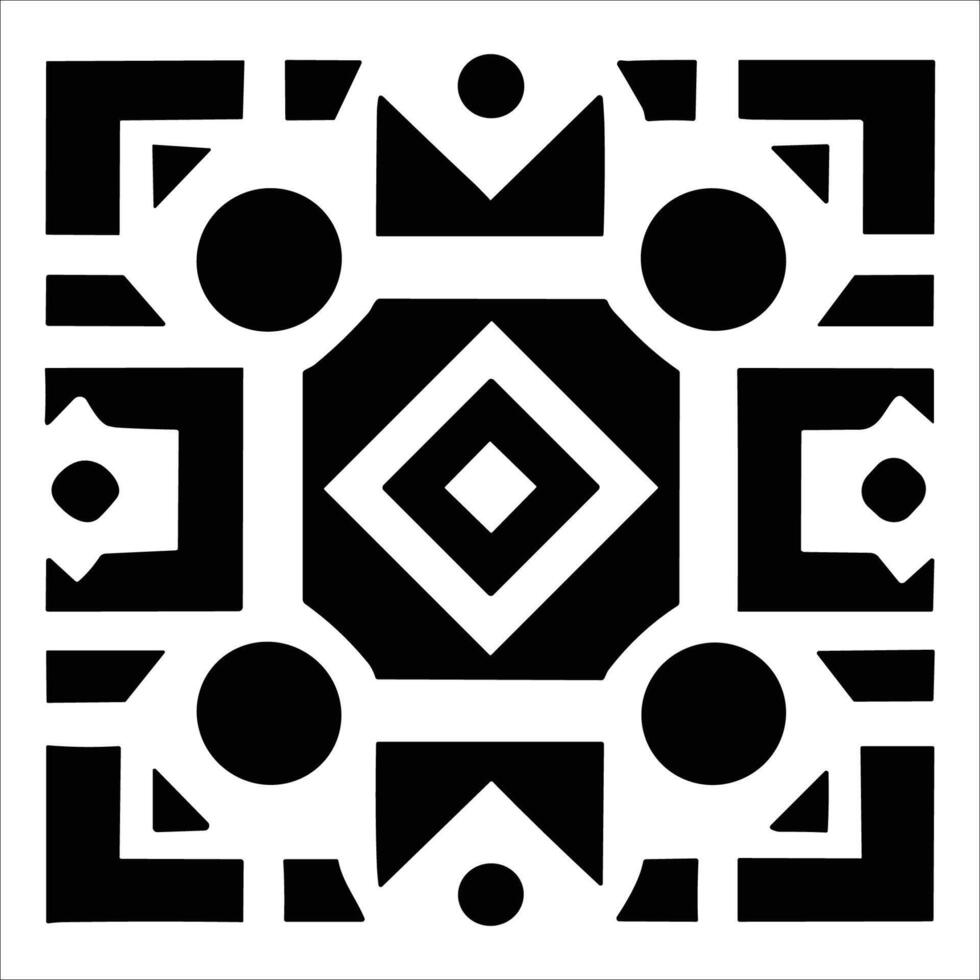 Attractive and beautiful geometric pattern design vector