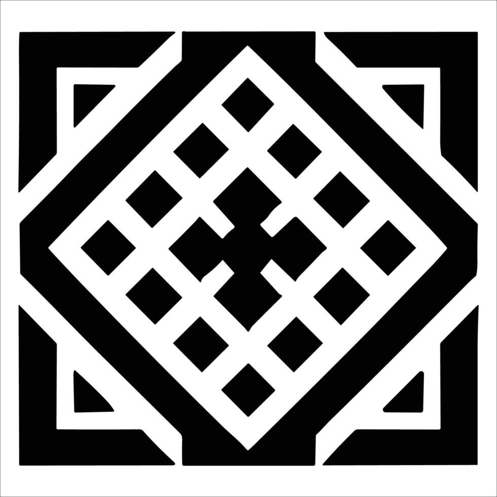 Attractive and beautiful geometric pattern design vector