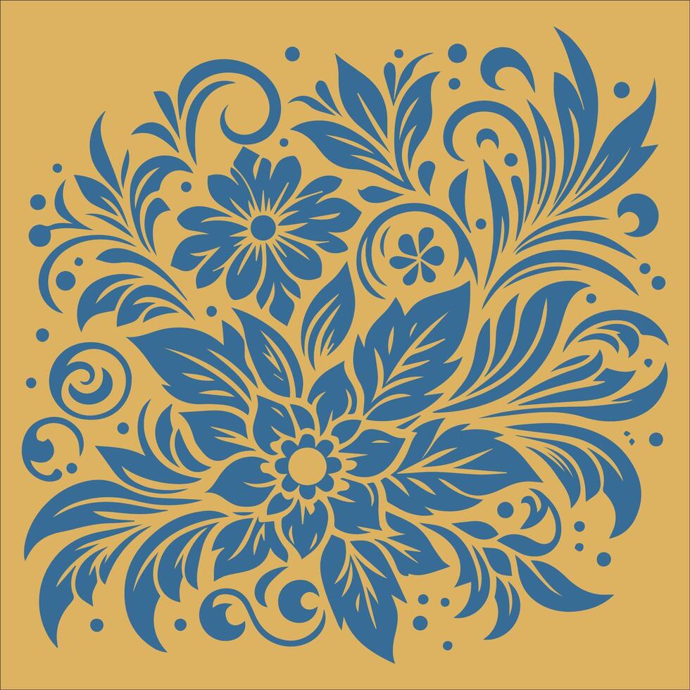 Attractive and beautiful floral pattern design for textile vector