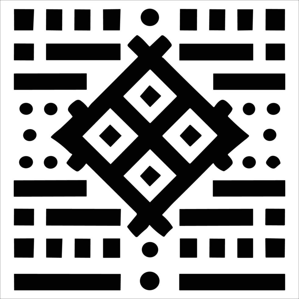 Attractive and beautiful geometric pattern design vector