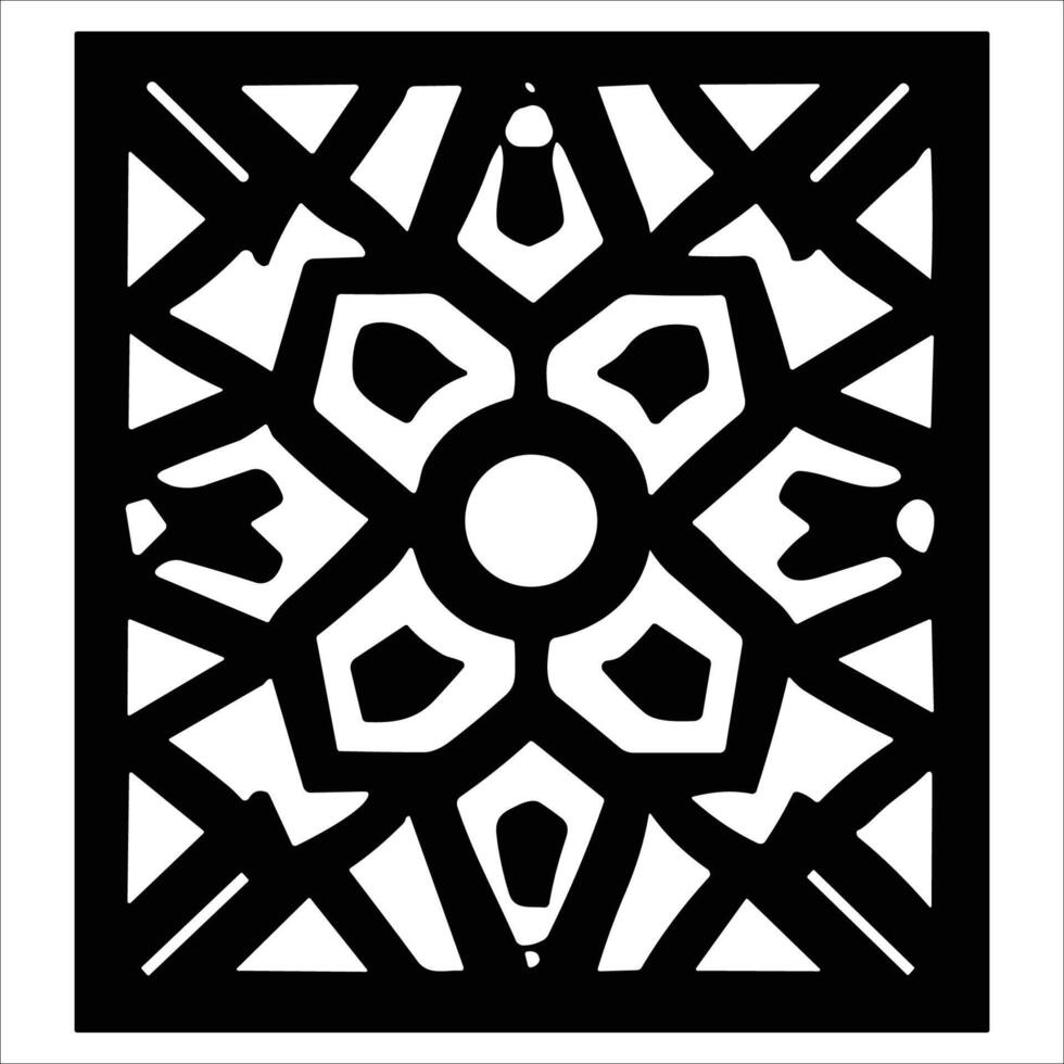 Attractive and beautiful geometric pattern design vector