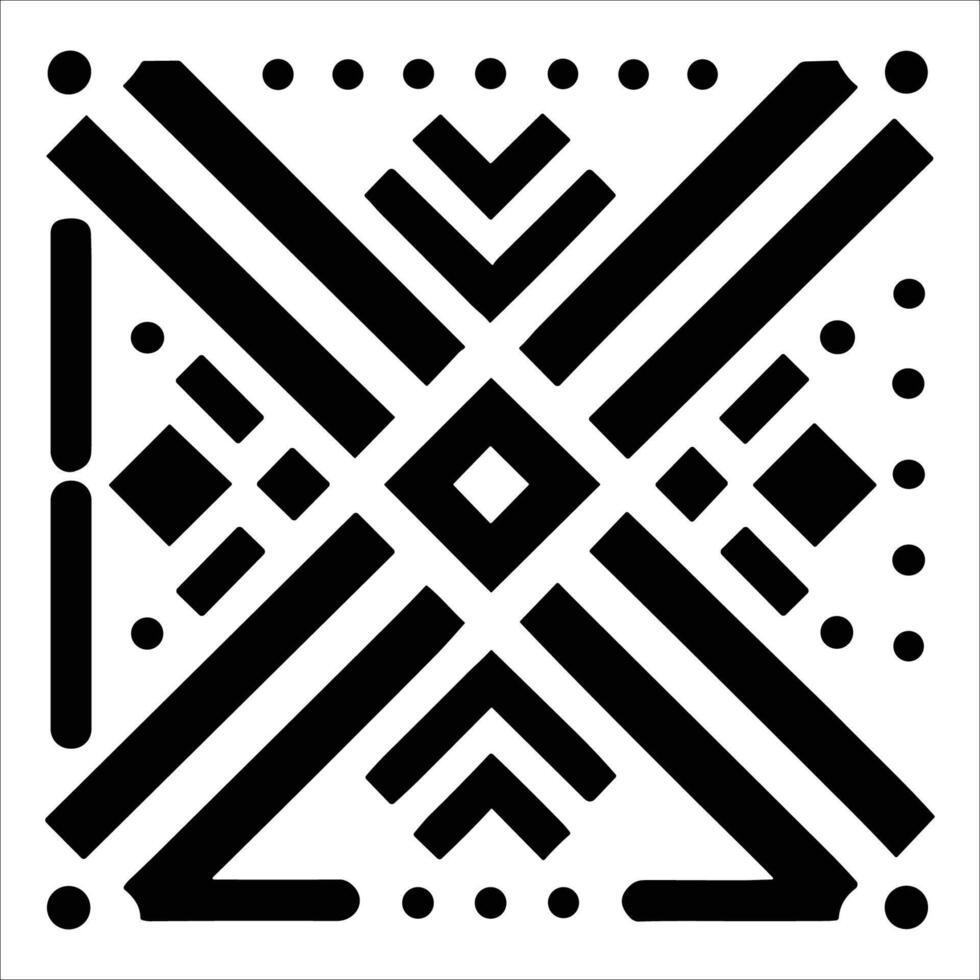 Attractive and beautiful geometric pattern design vector