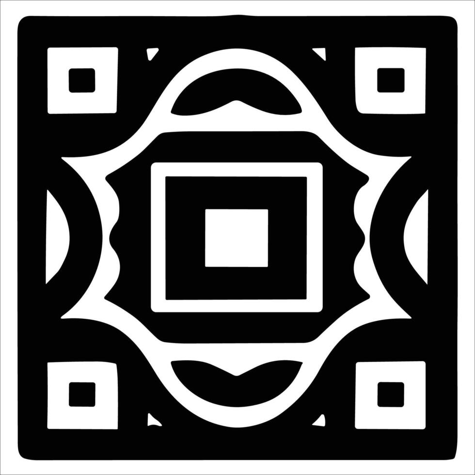 Attractive and beautiful geometric pattern design vector