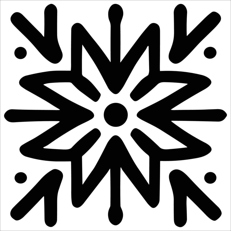 Attractive and beautiful geometric pattern design vector