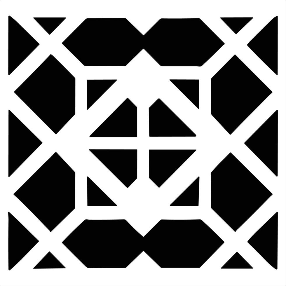 Attractive and beautiful geometric pattern design vector
