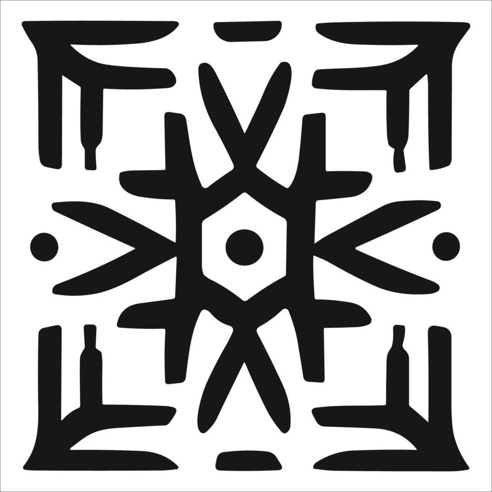 Attractive and beautiful geometric pattern design vector