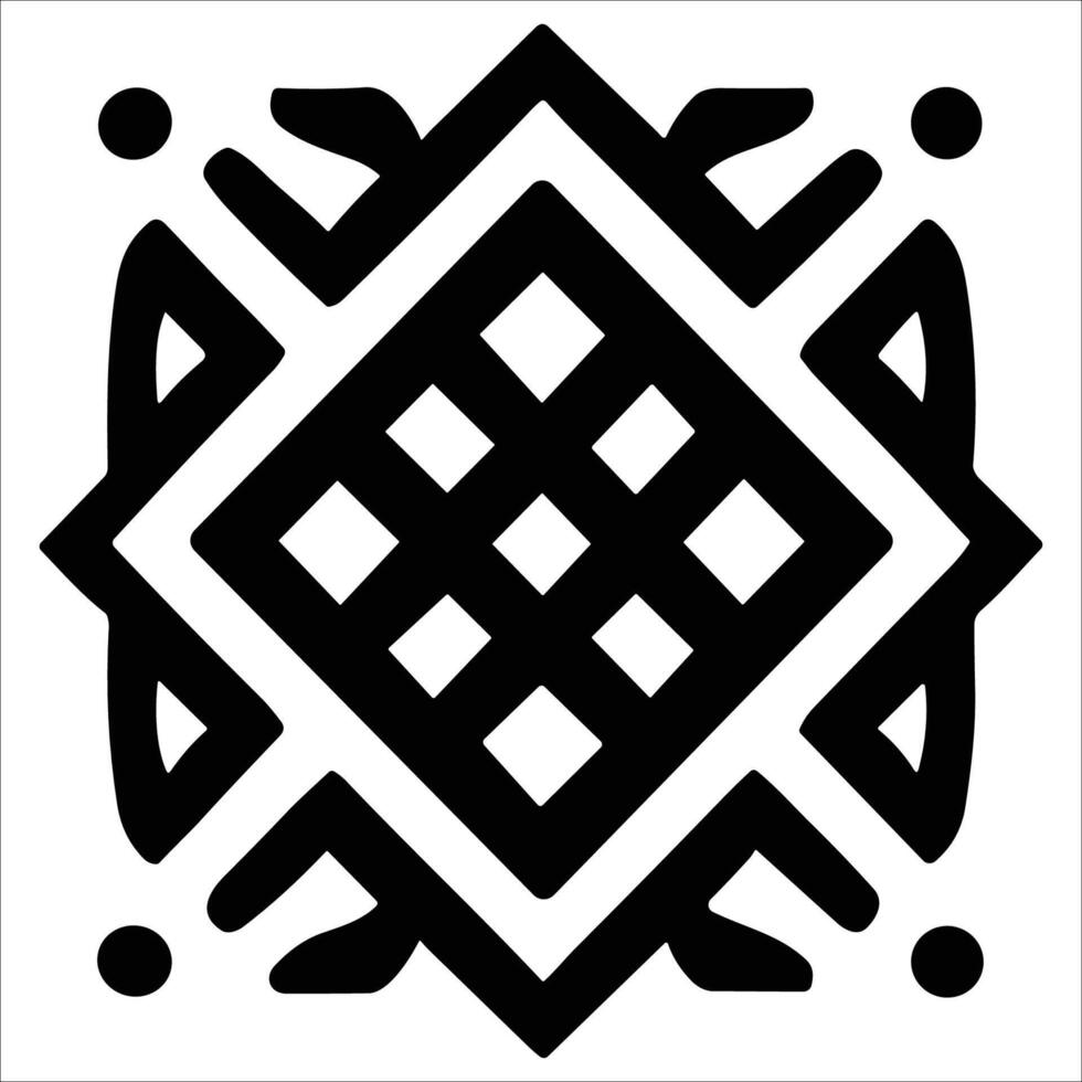 Attractive and beautiful geometric pattern design vector