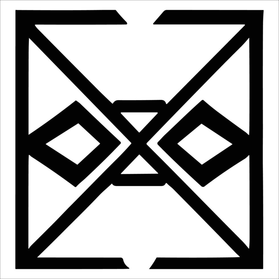 Attractive and beautiful geometric pattern design vector