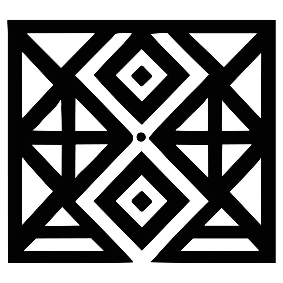 Attractive and beautiful geometric pattern design vector