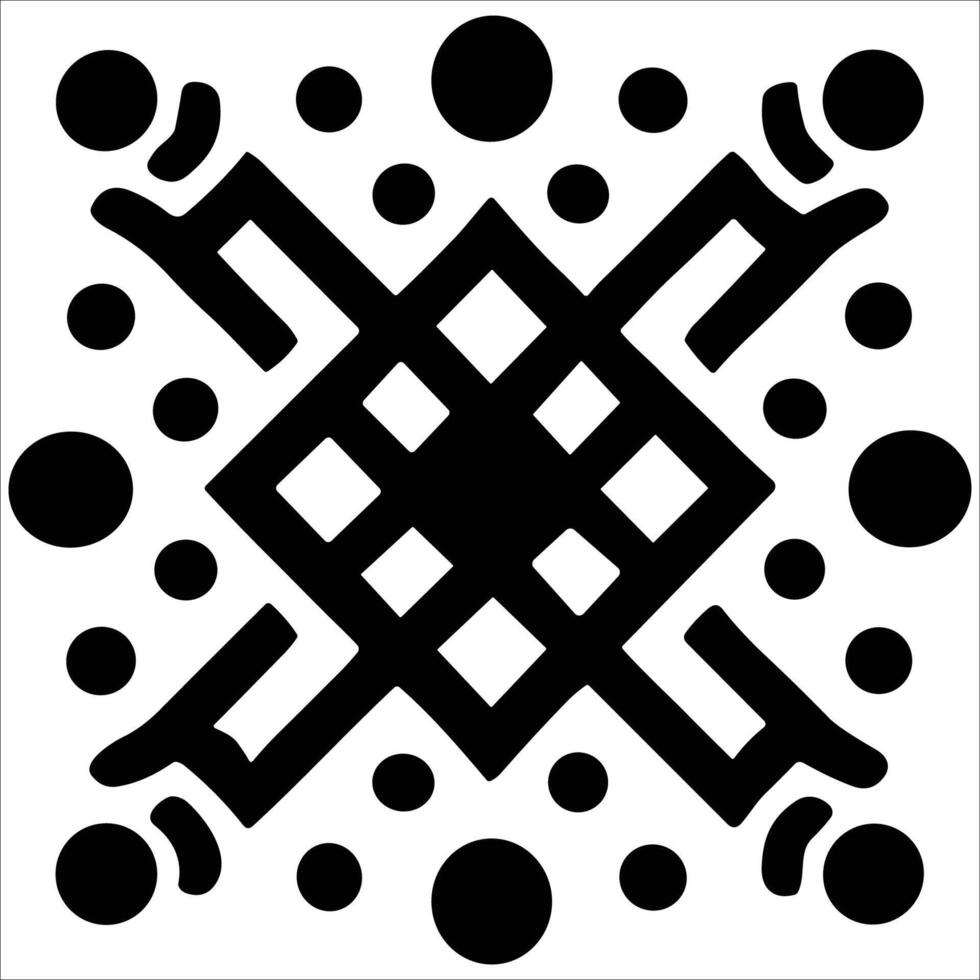 Attractive and beautiful geometric pattern design vector