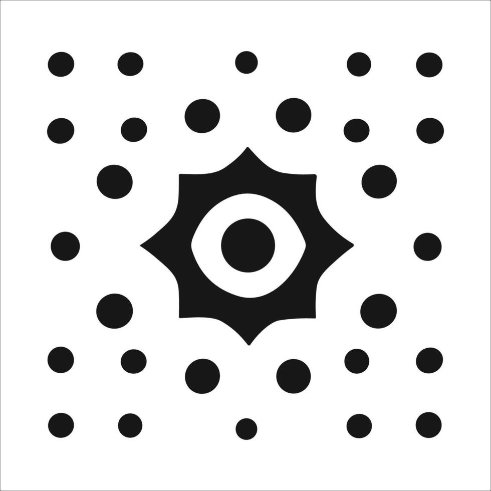 Attractive and beautiful geometric pattern design vector