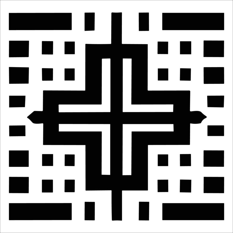 Attractive and beautiful geometric pattern design vector