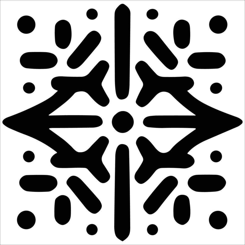 Attractive and beautiful geometric pattern design vector