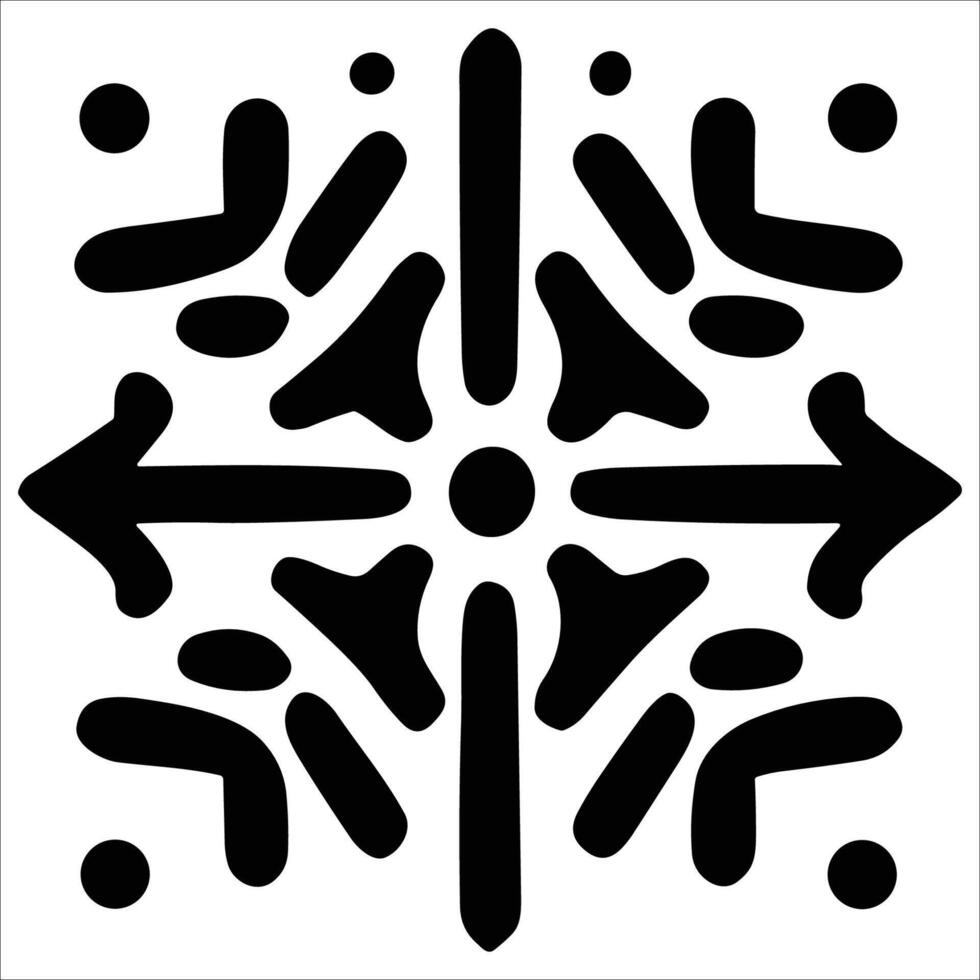 Attractive and beautiful geometric pattern design vector