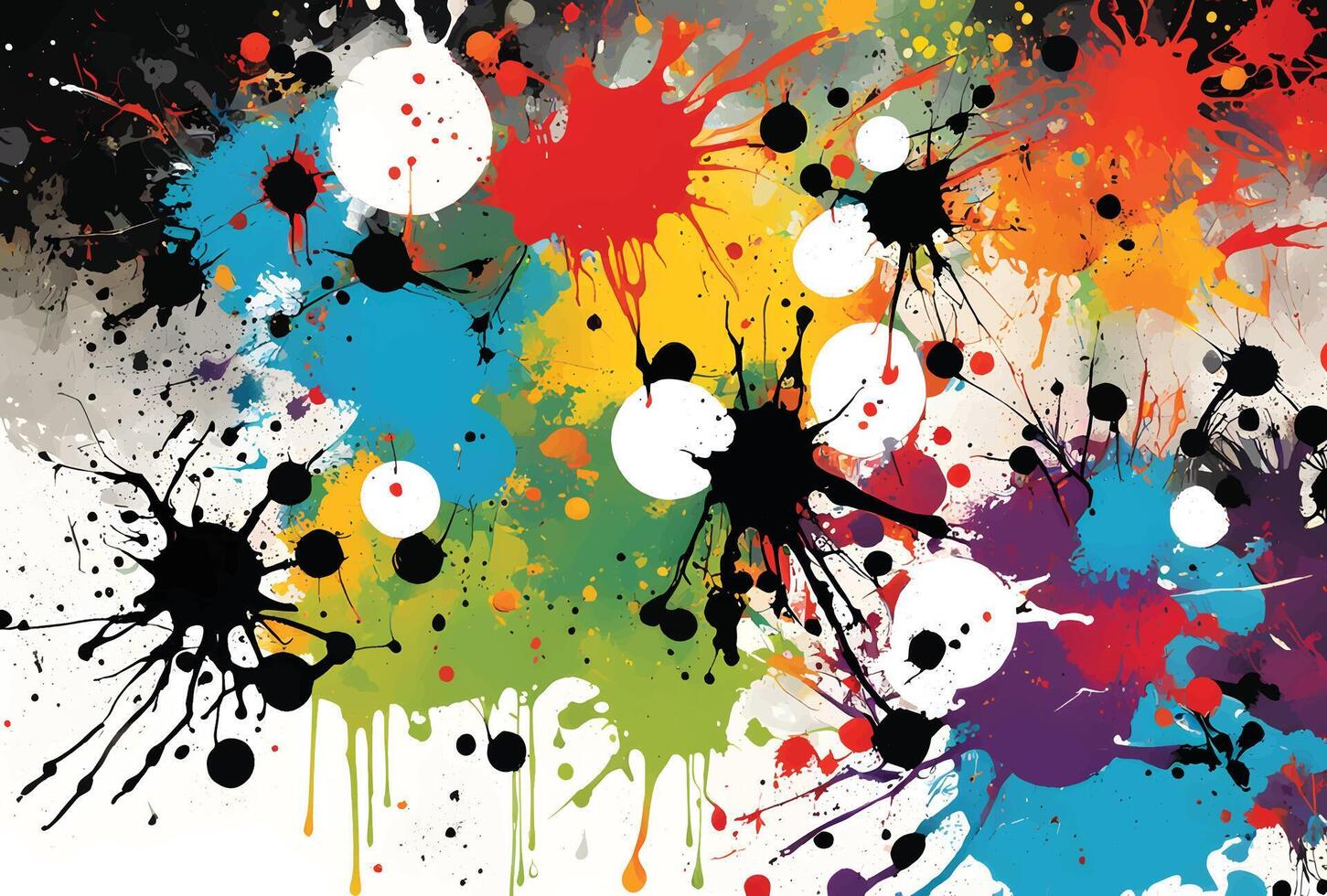 abstract splatter Color background. illustration design vector