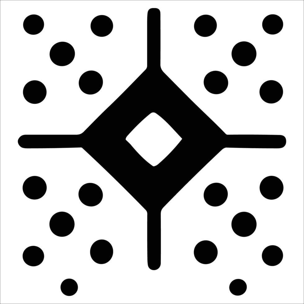 Attractive and beautiful geometric pattern design vector