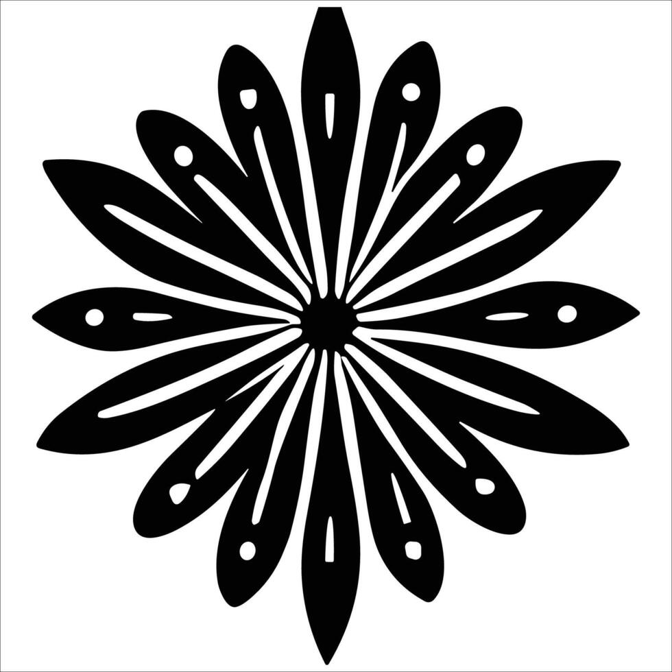 Beautiful floral pattern design vector