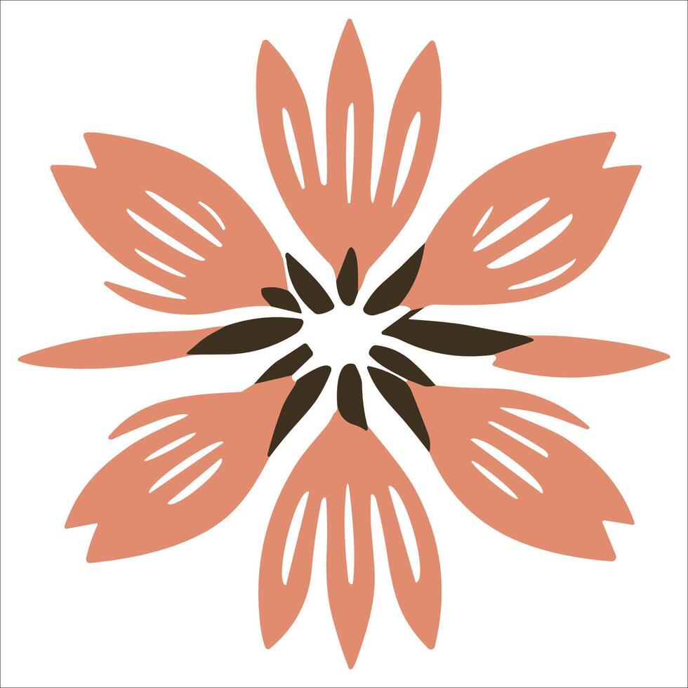 Beautiful floral pattern design vector