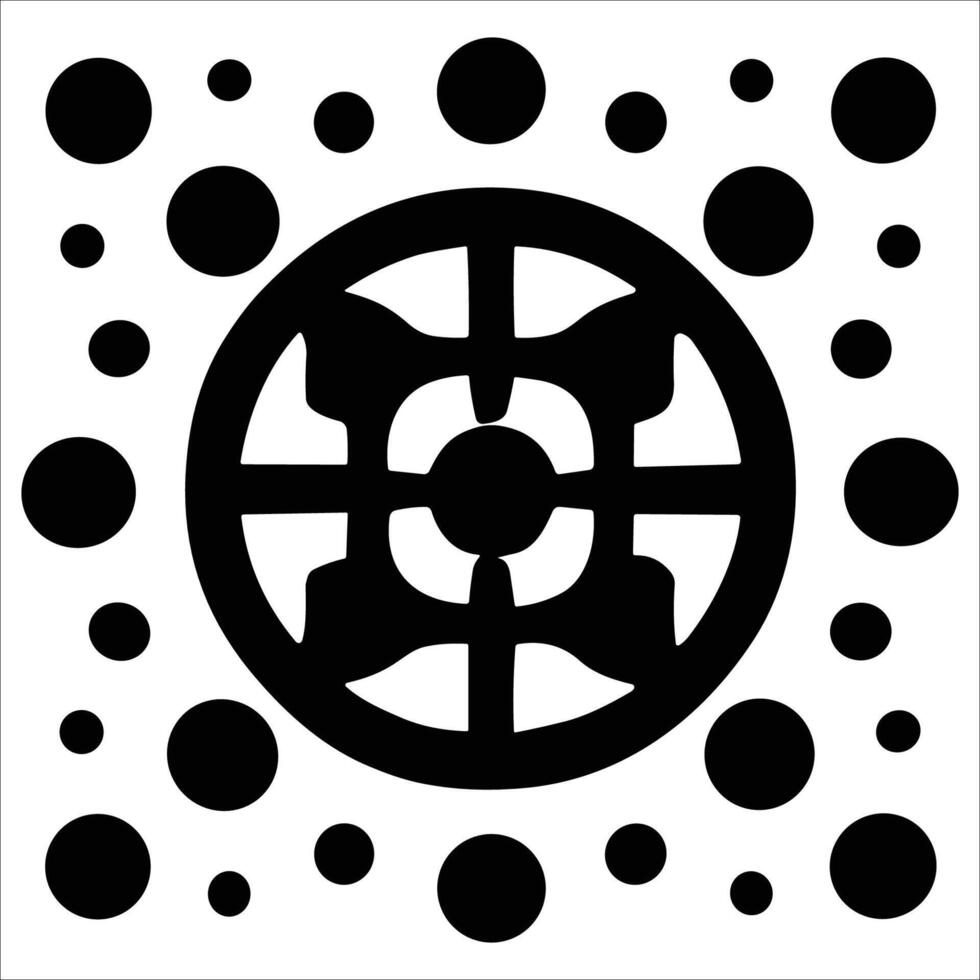Attractive and beautiful geometric pattern design vector