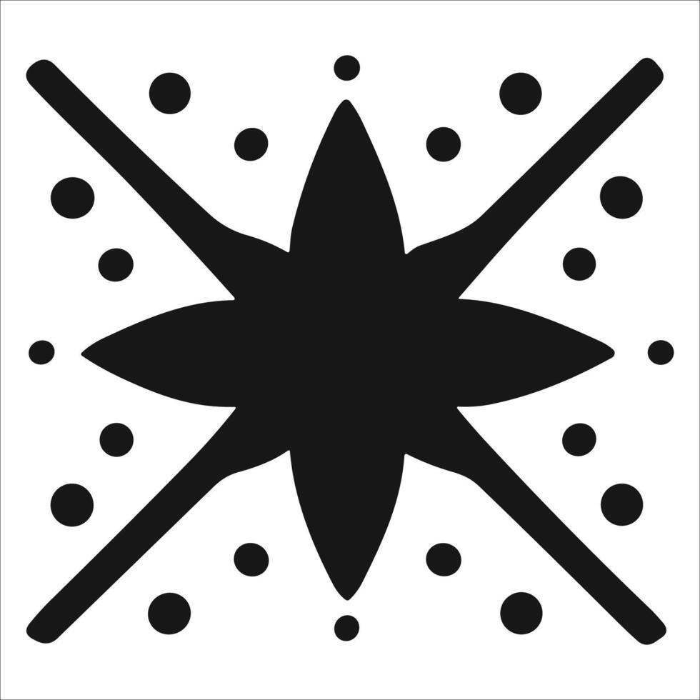 Attractive and beautiful geometric pattern design vector
