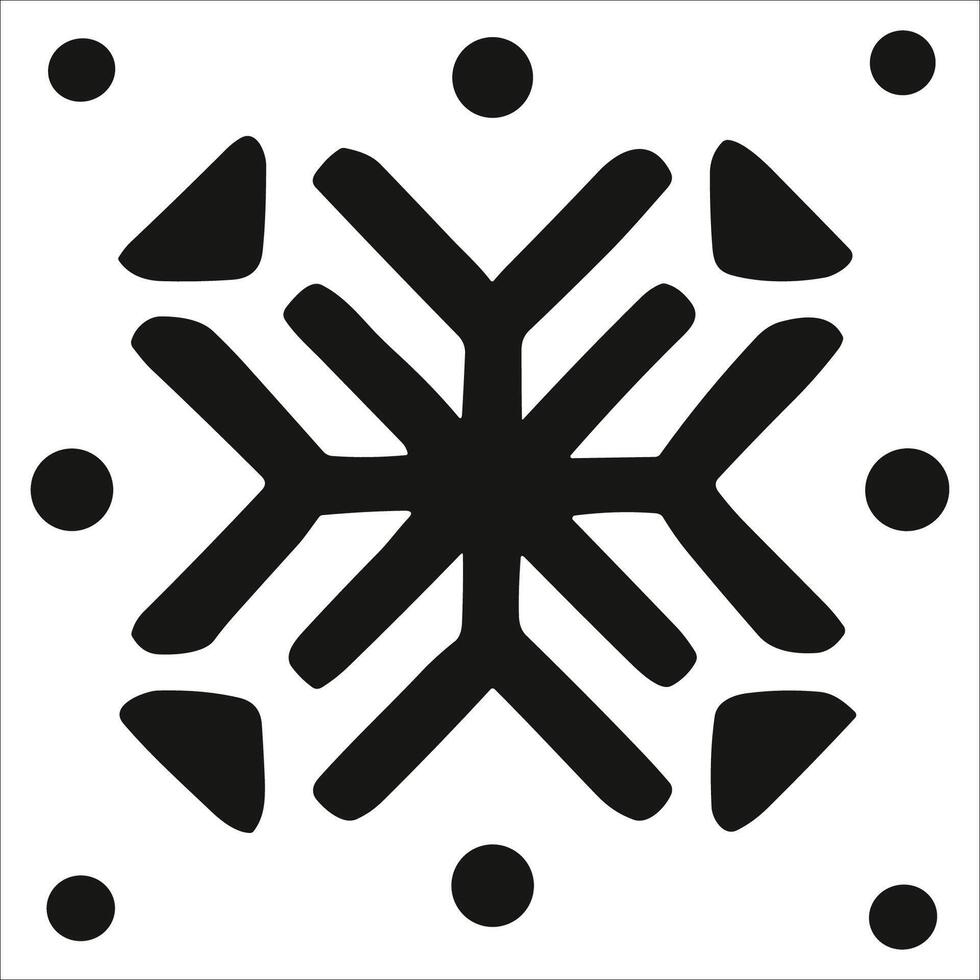Attractive and beautiful geometric pattern design vector