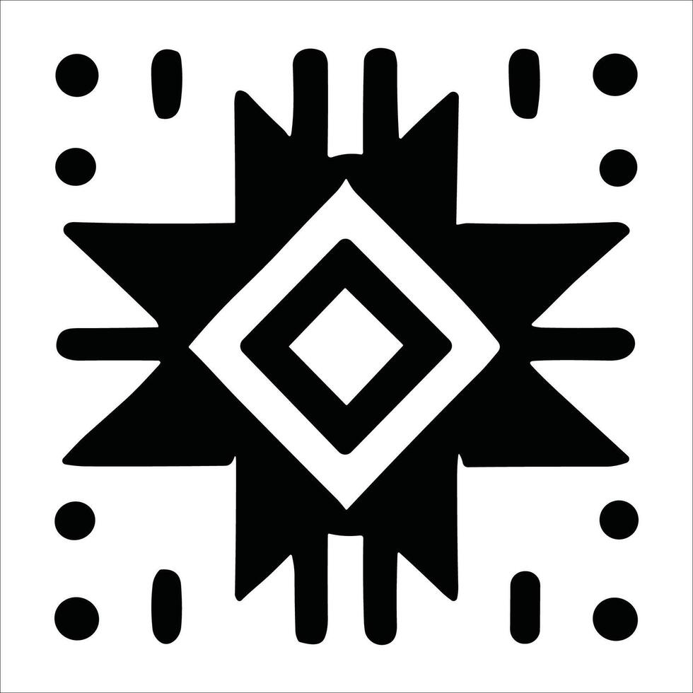 Attractive and beautiful geometric pattern design vector