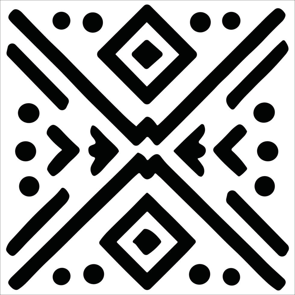 Attractive and beautiful geometric pattern design vector