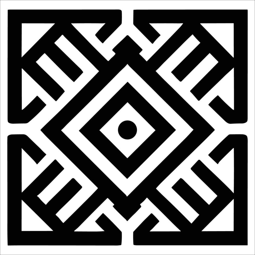 Attractive and beautiful geometric pattern design vector