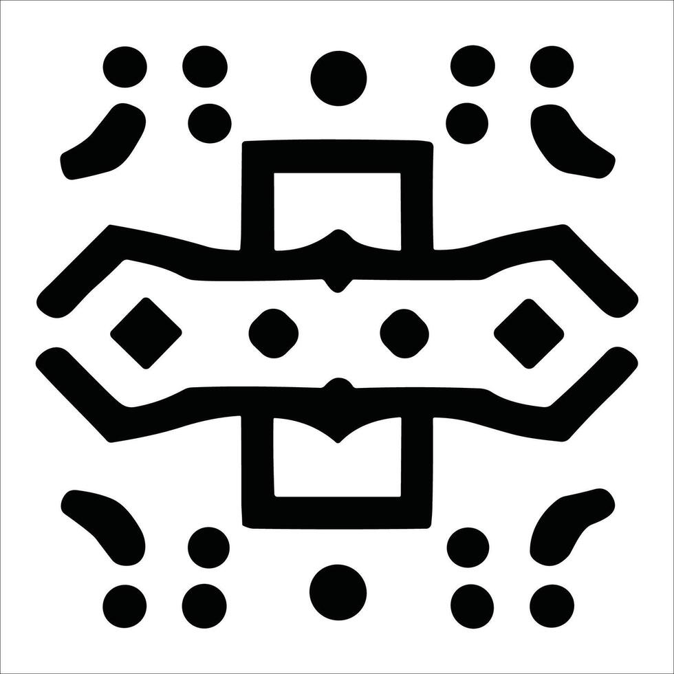 Attractive and beautiful geometric pattern design vector
