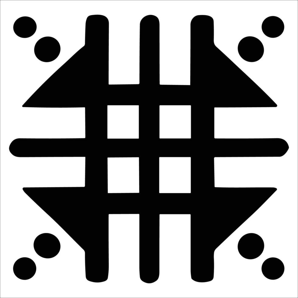 Attractive and beautiful geometric pattern design vector