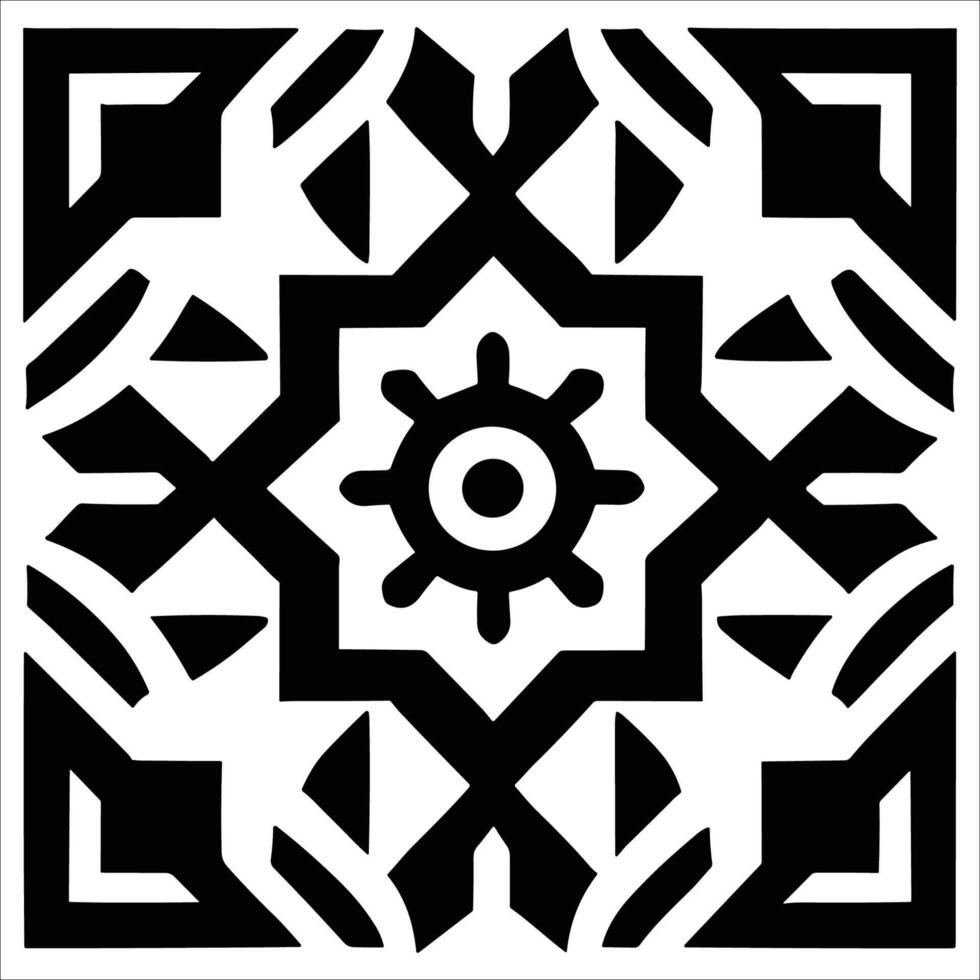 Attractive and beautiful geometric pattern design vector