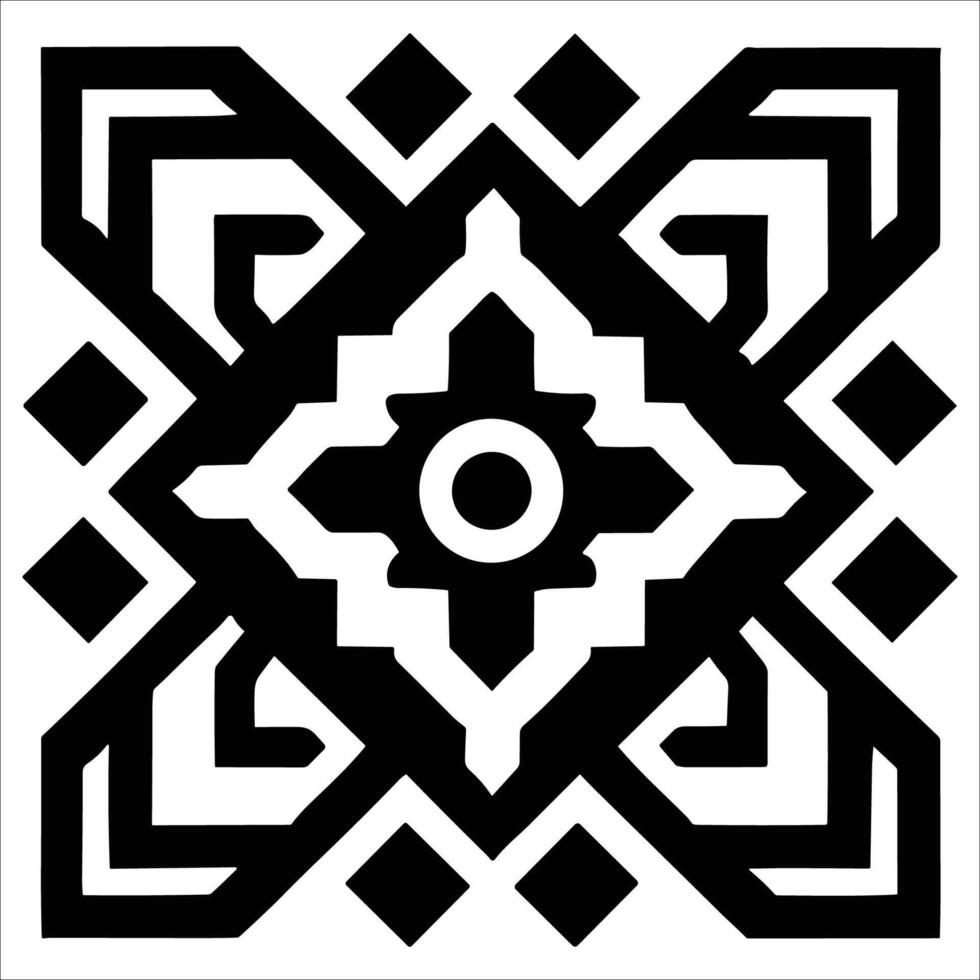 Attractive and beautiful geometric pattern design vector