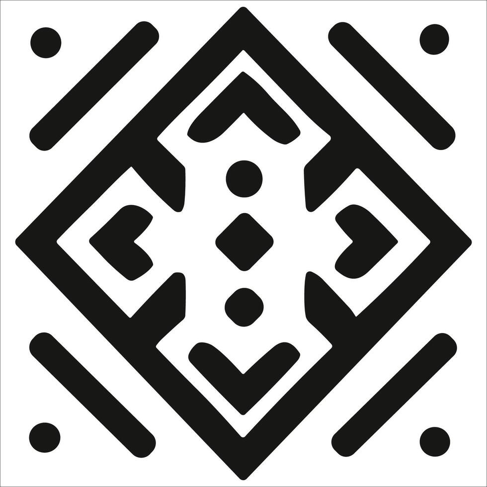 Attractive and beautiful geometric pattern design vector