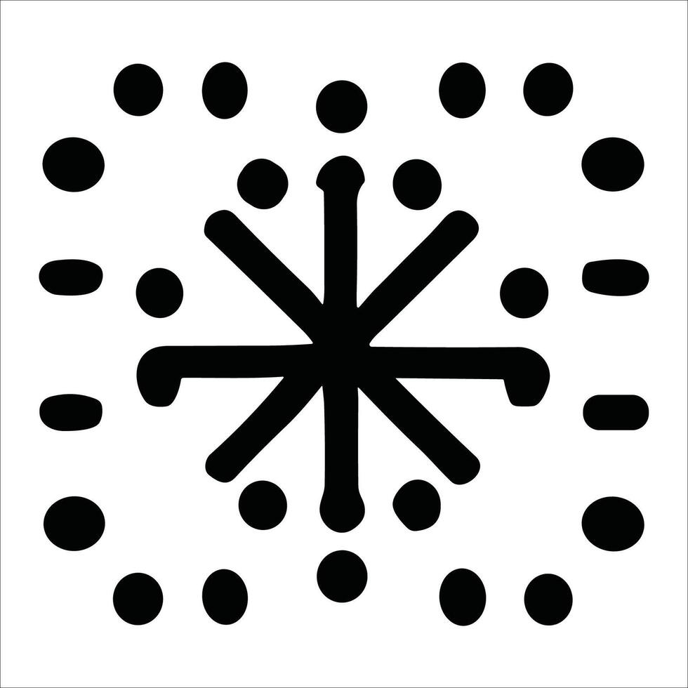 Attractive and beautiful geometric pattern design vector