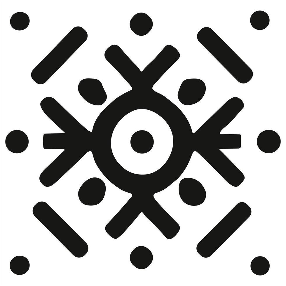 Attractive and beautiful geometric pattern design vector