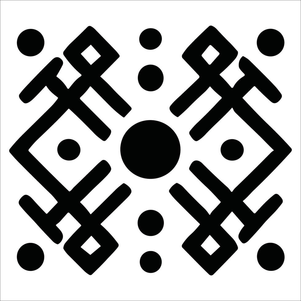 Attractive and beautiful geometric pattern design vector