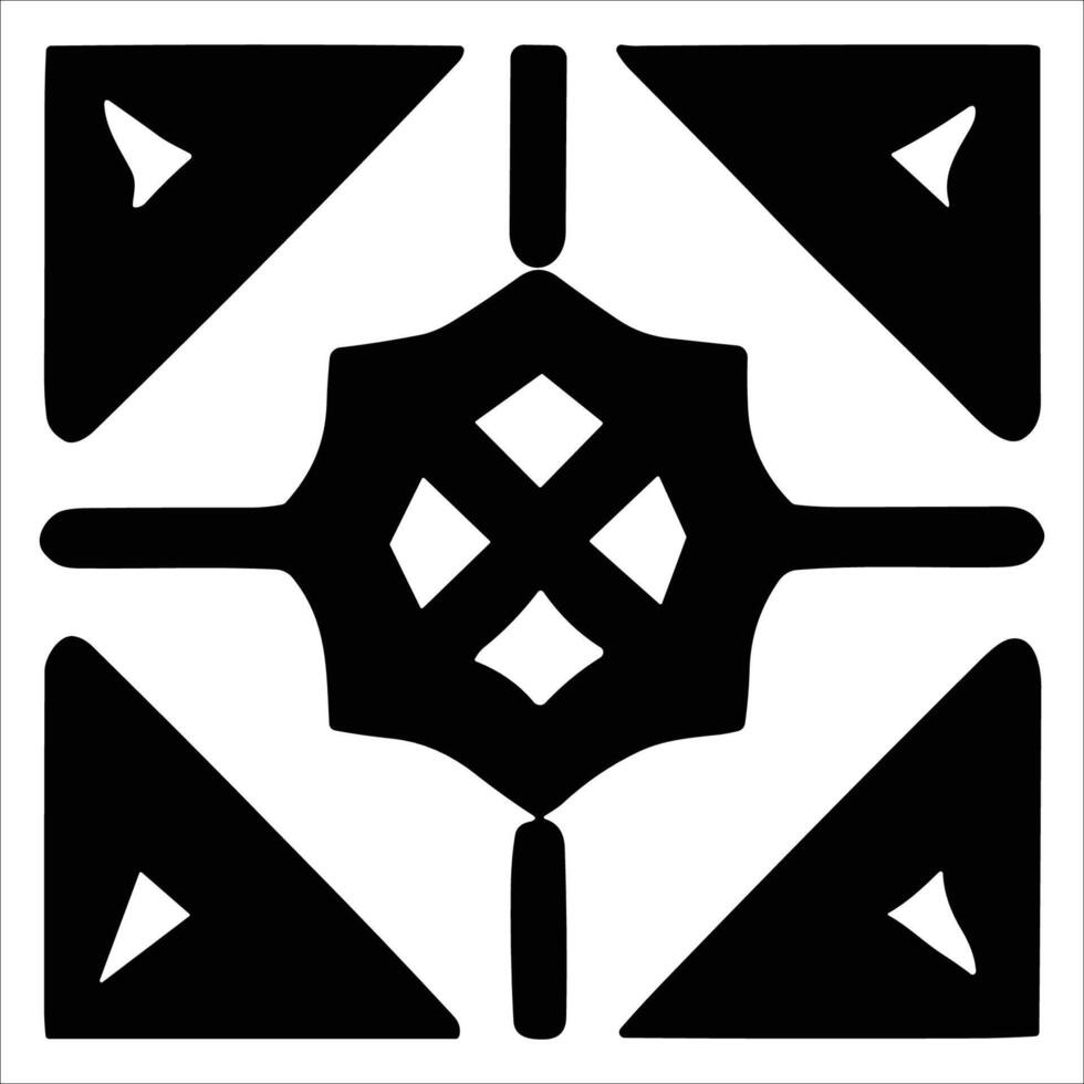 Attractive and beautiful geometric pattern design vector