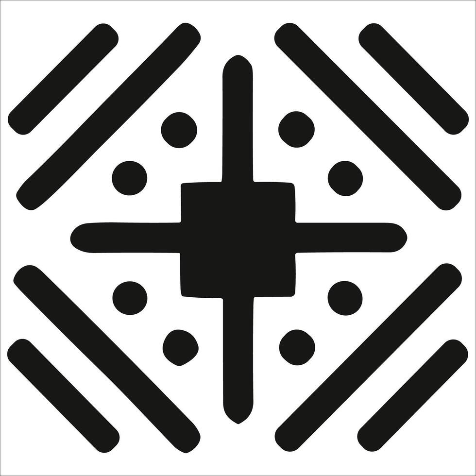 Attractive and beautiful geometric pattern design vector