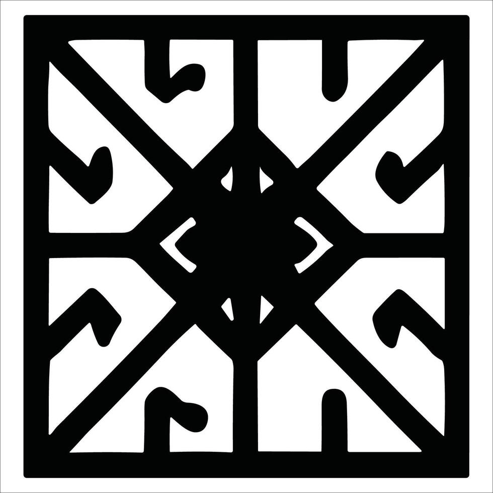 Attractive and beautiful geometric pattern design vector