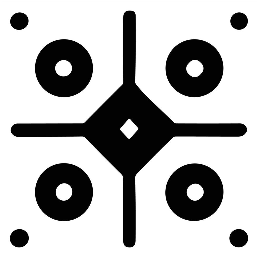Attractive and beautiful geometric pattern design vector