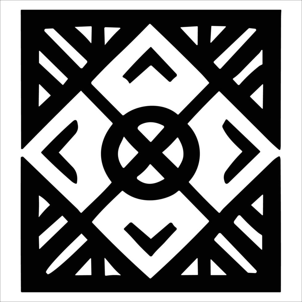 Attractive and beautiful geometric pattern design vector