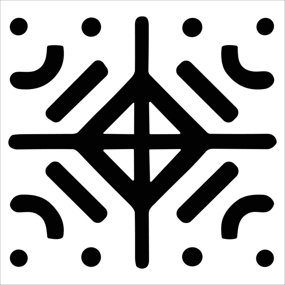 Attractive and beautiful geometric pattern design vector