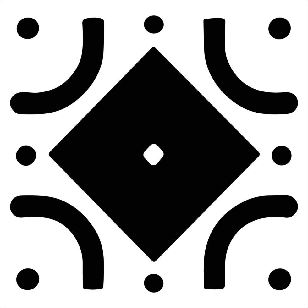 Attractive and beautiful geometric pattern design vector