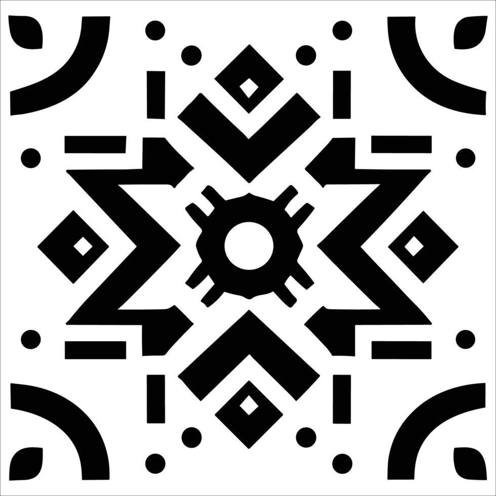 Attractive and beautiful geometric pattern design vector