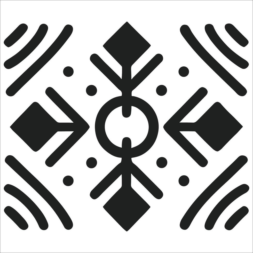 Attractive and beautiful geometric pattern design vector