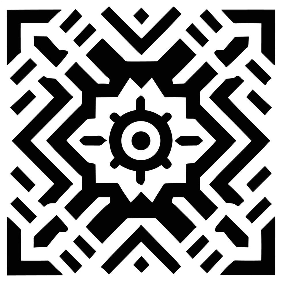 Attractive and beautiful geometric pattern design vector