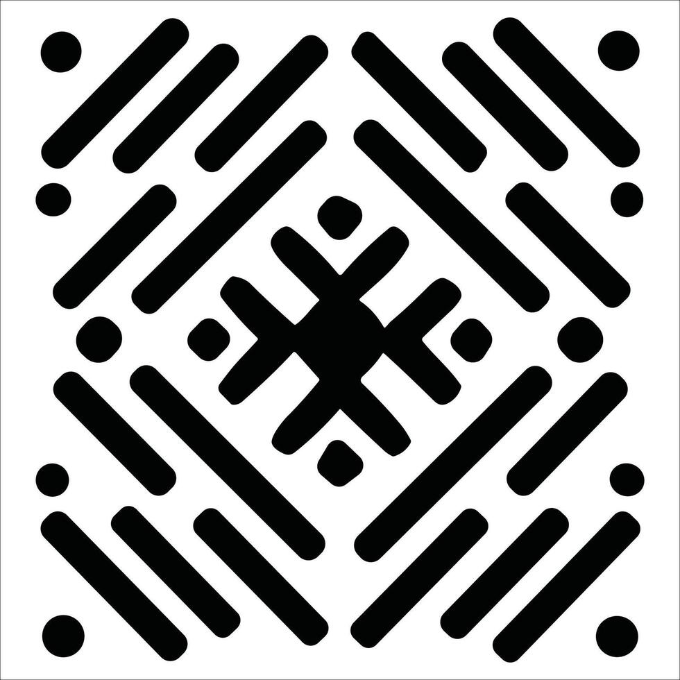 Attractive and beautiful geometric pattern design vector