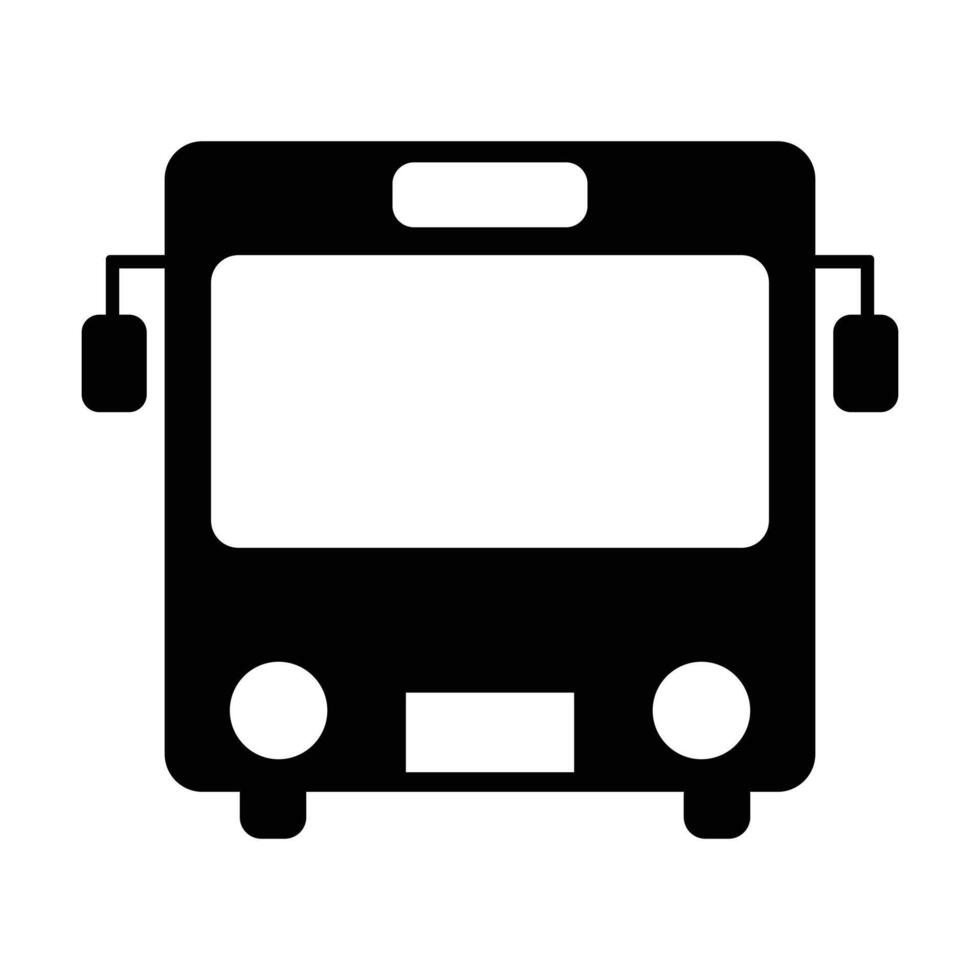 Bus icon, transport, transportation vector