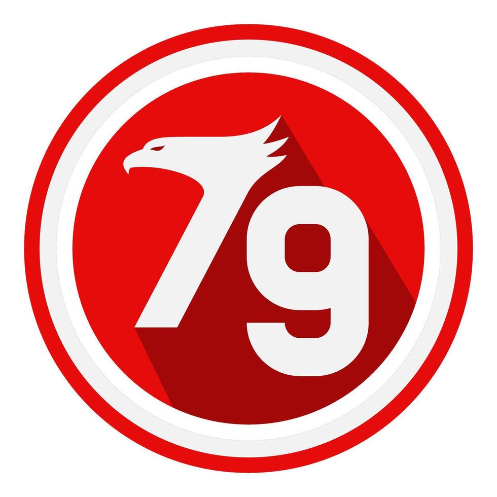 Hut RI 79th Logo vector