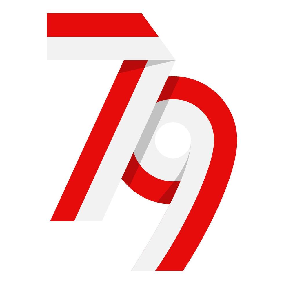Hut RI 79th Logo vector